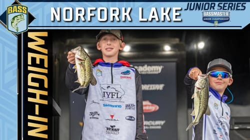 Weigh-in: 2022 Bassmaster Junior Series at Norfork Lake