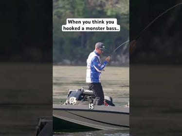 Worst feeling for a bass fisherman.. 😅 #shorts