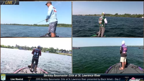 Bassmaster Elite LIVE Rewind - 2019 St. Lawrence River - Day 2 action