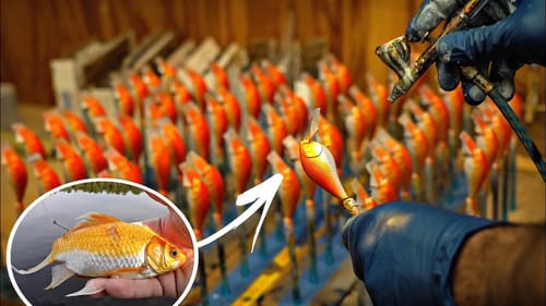 Creating a Goldfish Lure! (BIG Bass Caught)