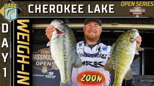 Weigh-in: Day 1 at Cherokee Lake (2022 Bassmaster Opens)