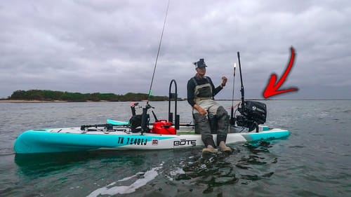 you're going to love what I do with this fishing MICROBOAT - MOVING FASTER THAN YOU CAN WALK