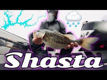 Fishing Through 3 Inches of Rain | Lake Shasta Bass Tournament Success