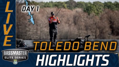 Highlights: Day 1 Bassmaster action at Toledo Bend