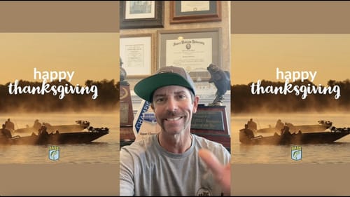 Happy Thanksgiving from the Bassmaster family to yours!