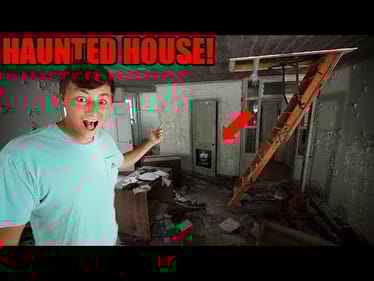 Found HAUNTED HOUSE While FISHING (Scary Photos Found!)