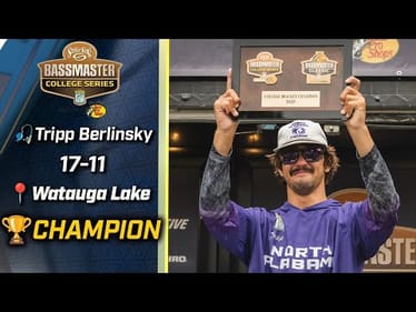 Tripp Berlinsky wins 2025 Bassmaster College Classic Bracket at Watauga Lake