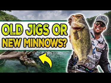 Old School Jigs OR LiveScope Minnows? Kyle Patrick's Best Bass Fishing Tactics