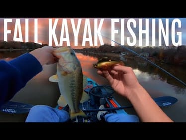 Night time KAYAK FISHING for BIG Fall BASS!