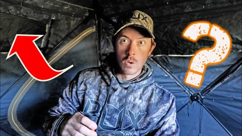 WHAT JUST GROWLED BEHIND MY DEER BLIND!?