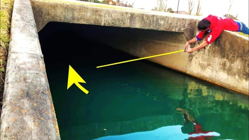 STRANGE CREATURE CAUGHT from DARK CITY TUNNEL!! (RARE)