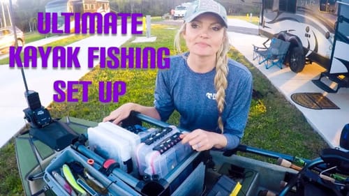 KAYAK FISHING - rigging the HOBIE pro Angler 14