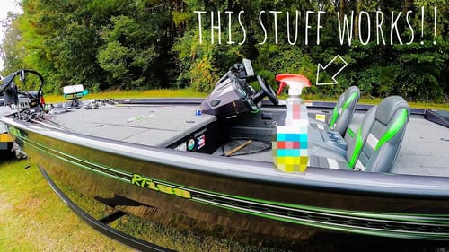 Keep Your BASS BOAT 10X Cleaner Using This SIMPLE Household Product!! || Boat Scum Line Removal