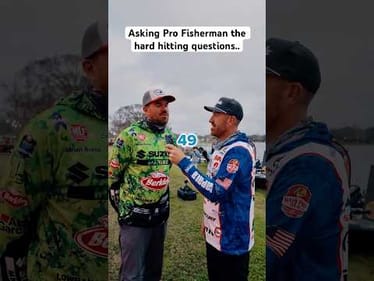 Pro Anglers Answer The TOUGH Questions😳 #shorts