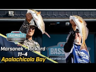 Rickard and Marsonek lead Day 1 of 2024 Redfish Cup Championship with 11 pounds, 4 ounces