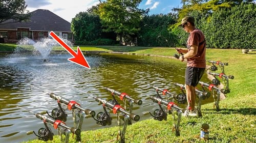 CATCH MORE FISH WITH THIS - Catching BIG Fish With A Spring Loaded Pole Holder (LINK BELOW)