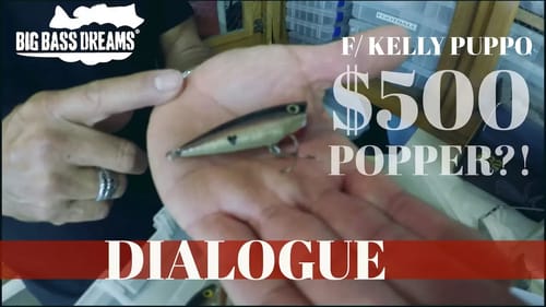 BBD Dialogue Kelly Puppo $500 popper, 70's lures