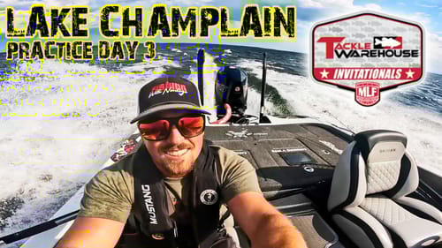 LAST DAY TO FIND THEM! BASS FISHING CHAMPLAIN FOR $80,000! MLF TWI Practice Day 3!