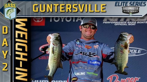 2021 Bassmaster Elite at Lake Guntersville, AL - Day 2 Weigh-In