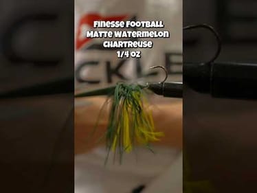 Tying Finesse Football Jigs 🧵 #bassunion #bassunionjigs #bassunionguideservice