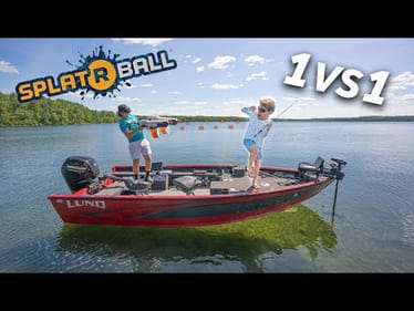 1v1 SplatRBall Fishing Challenge! (Loser Gets BLASTED)
