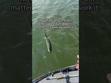 Proof that size doesn’t matter! #fishing