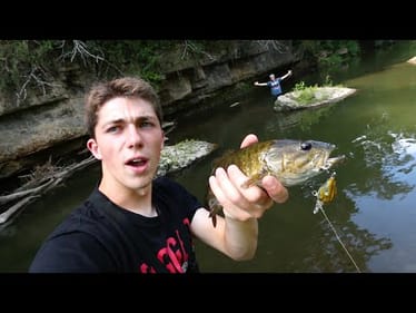 Look What We Found in The Creek! -- ft. LunkersTV