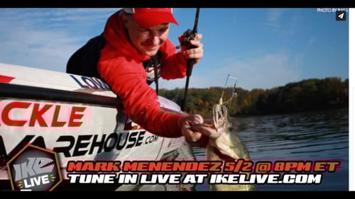 Bassmaster Elite Mark Menendez 5 2 @ 8PM ET