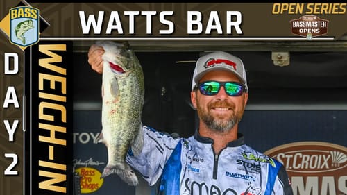 Weigh-in: Day 2 at Watts Bar Reservoir (2023 Bassmaster OPENS)
