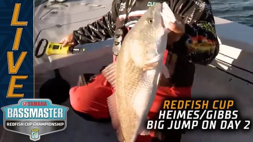 Big movers on Day 2 (Heimes and Gibbs with a big keeper RedFish)