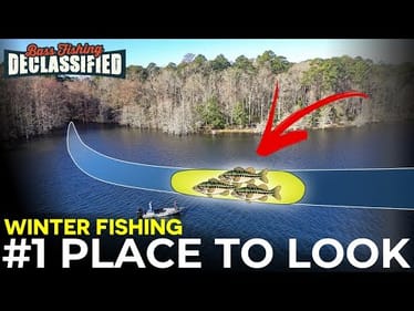 Big Bass Always Group Up Here In The Winter! - Don't Miss Out