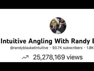 Future Intuitive Angling Channel Plans/25 Million View Thank You