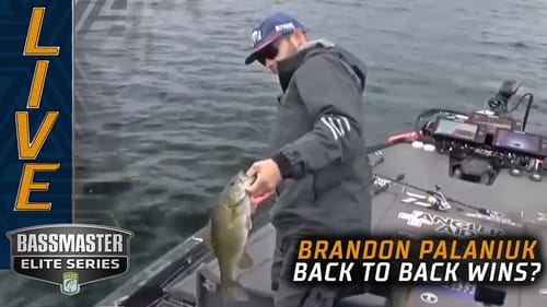 Defending Champion Brandon Palaniuk catching keepers early
