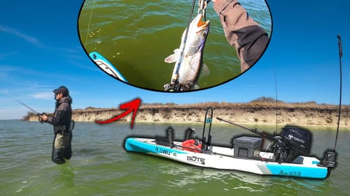 nobody can explain this speckled trout.. sometimes you get lucky fishing