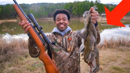 My First Squirrel Hunt of 2021 (Pellet Gun vs. Rifle)