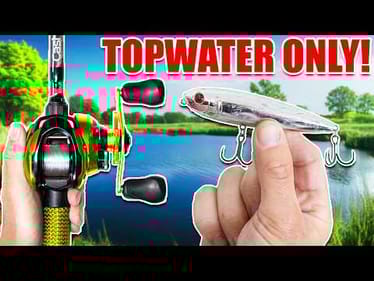 Can I Catch Fish Using ONLY Topwater Lures?