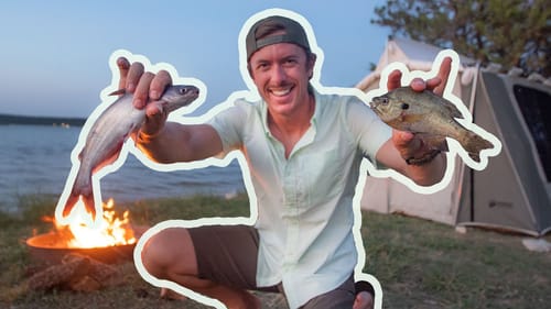 Catfish vs Bluegill | Lakeside Camp Fire Catch & Cook