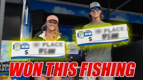 Winning MONEY FISHING in High School!