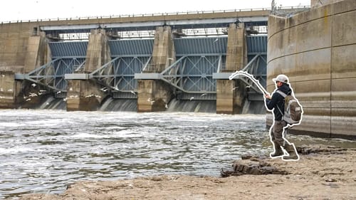 Fishing a GIANT SPILLWAY for Big Fish!!!