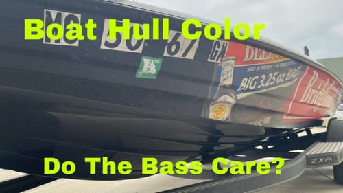 Your Boat’s Hull Color...Do Bass Care One Way Or Another?