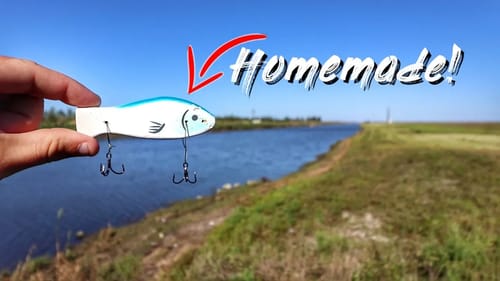 Homemade DIY Topwater Fishing Lure! (FAIL) pt.1