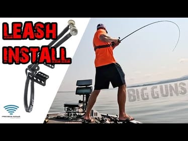 Catching BIG BASS on Lake Guntersville & Installing The LEASH!