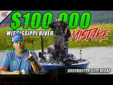 This MISTAKE Cost Me $100,000 - Bassmaster Elite Mississippi River (20/20 RECAP) - UFB S2 E45