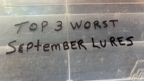 The Top 3 WORST Bass Fishing Lures For September…
