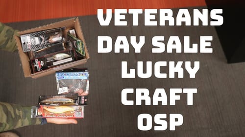 What's New This Week! Veteran's Day Sale, OSP, Lucky Craft And More!