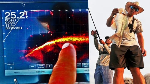 Using GARMIN LIVESCOPE To Catch BIG BASS! (Amazing Technology)