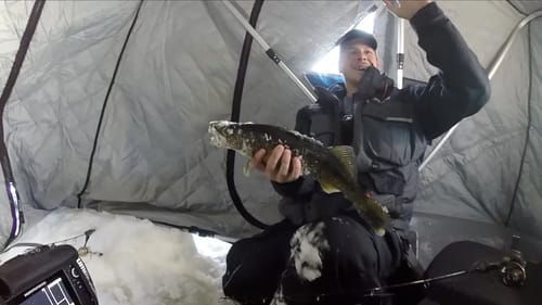 We Found the Walleye!! (Ice Fishing Ontario)