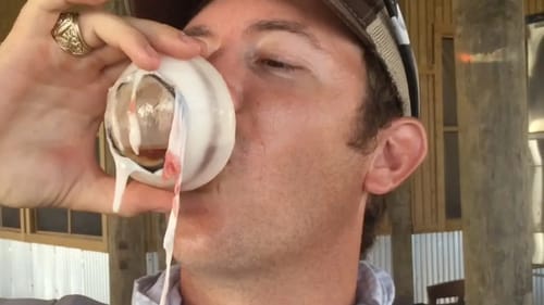 Drinking From a Giant Fish Eyeball