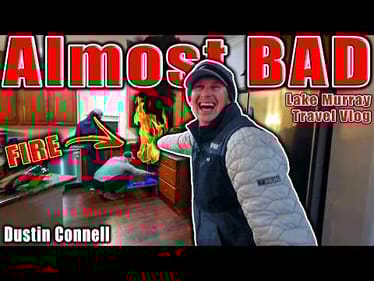 We Almost Burned Down the House! MLF Lake Murray Stage 3 - Travel Vlog