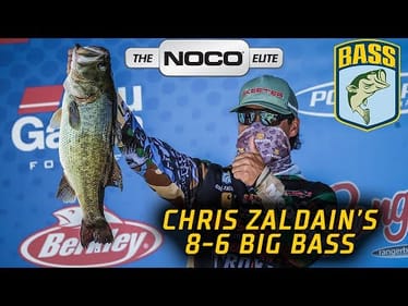 Chris Zaldain's 8 pounder on Guntersville (BIG BASS OF DAY 1)